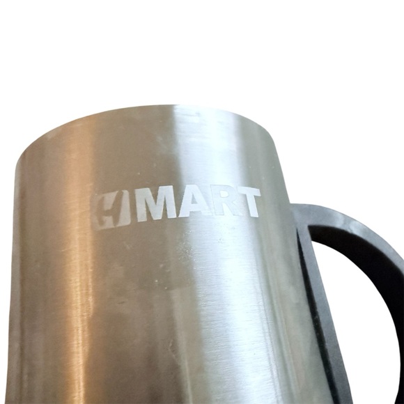 H Mart Stainless Steel Mug & Straw - Picture 3 of 5